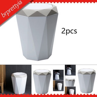 (Brprettyia) 2 pzs basura Lata De basura De basura/tapa De cocina C/tapete para Sala De estar (1)