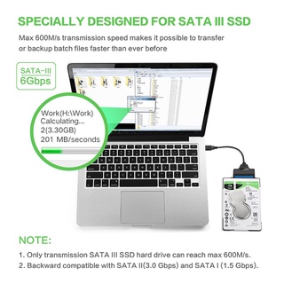 Cable Adaptador De Disco Duro USB 3.0 A 2.5 " SATA III UASP Convertidor Para SSD/HDD JfSmart (6)