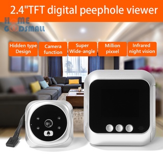 （Superiorcycling) 2.4 inch Digital Doorbell LCD Screen Video Peephole Viewer Smart Home Door Bell (3)