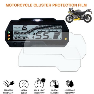 2 set de motocicleta instrumento de protección de la película medidor de pantalla protector de película para yamaha r15 v3 2017-2020 mt-15 2018-2020