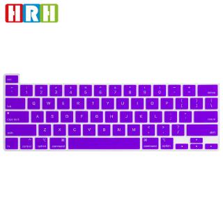 Hrh - funda colorida de silicona para MacBook Pro 16 pulgadas 2019 1 M1 8, Pro13 9 1 (versión de 2020) (8)