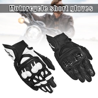 guantes de motocicleta con forro de poliéster portátil moto dedo completo guantes universales para hombres y mujeres