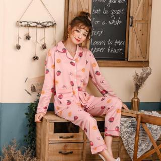 Stockwomen pijamas ropa de dormir rosa de dibujos animados ropa de dormir conjunto
