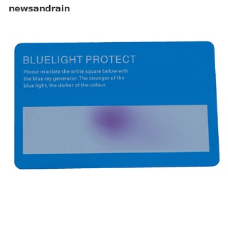[J] 1 pza linternas Anti luz azul y 1 pza/tarjeta LED de plástico/lentes de luz/lentes de luz prueban bien