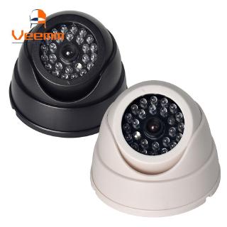 Cámara de seguridad falsa domo falsa CCTV 30pc falso IR LED W/luz LED roja intermitente [Veemm]
