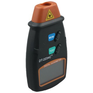 tacómetro digital profesional con láser sin contacto rpm tach naranja+negro