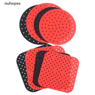 Nuhopes-Alfombrillas Para Freidora De Aire Redondas , Reutilizables , Antideslizantes , Antiadherentes