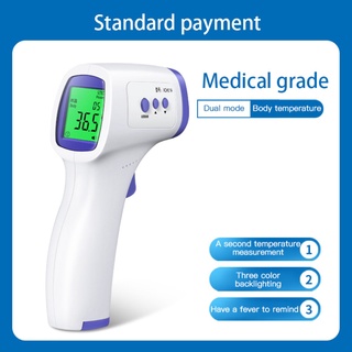 no touch infrarrojo termómetro de la frente sin contacto digital escáner de temperatura para adultos y bebé..