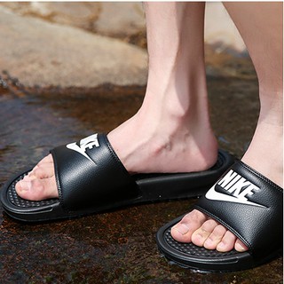 Nike hombres sandalias zapatillas para hombres y mujeres unisex negro blanco zapatos flip flop