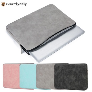 EXACTLYABLY 13.3 14 15.6 inch Ultra Thin Sleeve Case Universal Notebook Pouch Laptop Bag Fashion Shockproof Soft Business PU Leather/Multicolor