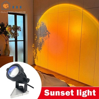 Arco iris/sol/Sunset proyector para fondo 5W Led soporte de luz USB lámpara de proyección para el ángulo del hogar ajustable *10cm