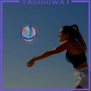 [TACHIUWA1] Voleibol Reflectante Brillante , Interior Al Aire Libre , Holográfico Para Deportes De Playa , Gimnasio , Entrenamiento