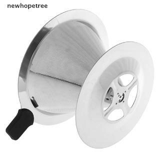 [newhopetree] Soporte de filtro de café reutilizable verter sobre cafés gotero de malla filtro de té cesta caliente (1)