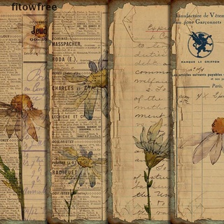 fitow vintage flor pájaro artesanía papel diario ephemera decorativo scrapbooking papel gratis