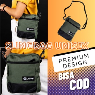 Slingbag Cowo Sling Bag Cool Guys Sling Bag hombres Distro Original verde negro