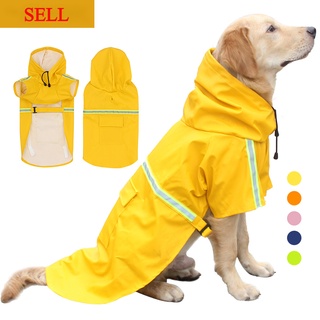 Nueva capa de Poncho de perro para mascotas, ropa grande reflectante para perros, chubasquero para perros, suministros para mascotas