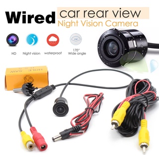 [RSR] Wired Back up Reverse Camera 170° Color Night Vision For Car Truck ED DC 12V