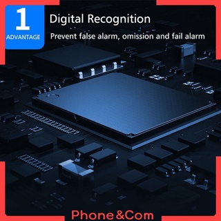 Phone&com alarma Solar advertencia Sensor de movimiento Detector con controlador remoto