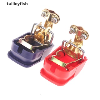tuilieyfish 1* par de terminales de batería de liberación rápida de 12 v abrazaderas para coche barco motocicleta co