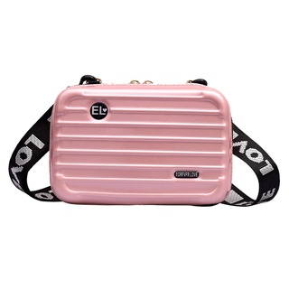 mini maleta rígida para mujer/bolso bandolera/caja de almacenamiento/cosmético