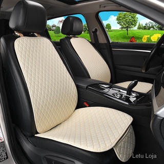 Protector de asiento de auto de lino para asiento de coche/cojín trasero trasero para asiento para interior de carro/camión suv o van (3)