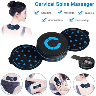 Parche eléctrico de masaje de columna Cervical/portátil Mini masaje eléctrico de cuello de espalda/6 modos de batería alivio del poder del dolor masaje Cervical (2)