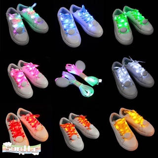 SORD Moda Luminosa Cordones Deporte Accesorios Resplandor Zapatos Cuerdas LED Decoración Fiesta Nylon Noche Correr Correas Multicolor Correa Atlética