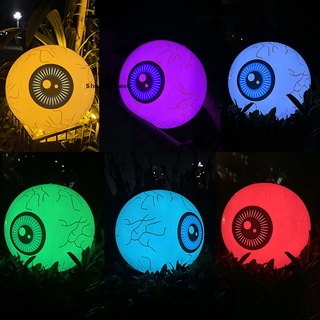 【SKB】 Halloween Inflatable Glowing Eyeball with Remote Control 16" Inflatable Eyeball 【Shakangbest】 (2)
