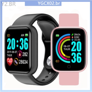 Compártelo : Favorito (6.6mil) Smartwatch y68 Deportes SMART watch android Monitores Frecuencia Cardíaca PK D20/D28