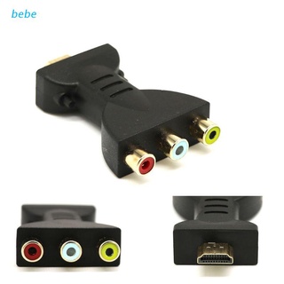 bebe HDMI-compatible Male to 3 RCA Female Composite AV Audio Video Adapter Converter