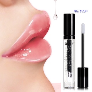 QIBEST Moisturizing Nourishing Lip Plump Oil Balm Clear Liquid Lipstick Enhancer