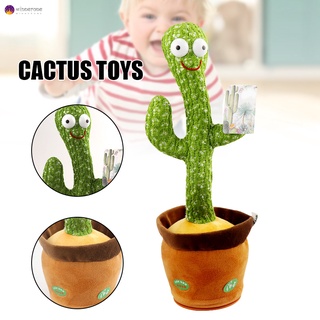 eléctrico talking cactus peluche juguete lindo sacudiendo la cabeza bailando cactus novedad regalos para niños