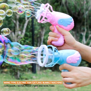 [NE] 2 en 1 niños juguete eléctrico máquina de burbujas para niños soplador automático máquina de burbujas bebé baño juguete