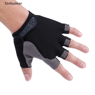 [sixhumor] guantes de medio dedo para ejercicio/mujeres/hombres/ciclismo/fitness/gimnasio/entrenamiento