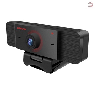 Una cámara Web USB de transmisión en vivo 2K Manual Focuse Webcam con micrófono