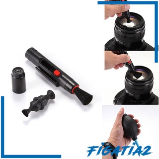 [FIGATIA2] Kit de limpieza de cámara 3 en 1, reutilizable, soplador de aire para lente óptica DSLR VCR