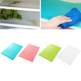 4 pzs tapete anti-deslizamiento antibacterial para refrigerador