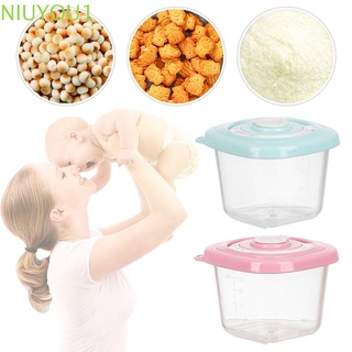 niuyou travel formula dispensador suplemento de almacenamiento de alimentos leche en polvo contenedor portátil bebé cuidado de niños caja de alimentación/multicolor