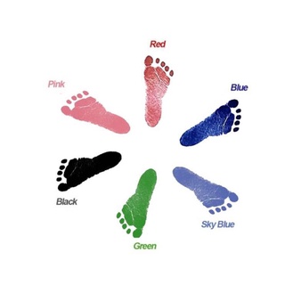 Laa8-Clean Touch Ink Pad para bebé recién nacido, mano y huella impresión DIY memoria regalos significativos (2)