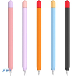jojo tablet touch stylus pen funda protectora para apple pencil 2 casos portátil suave silicona estuche accesorio