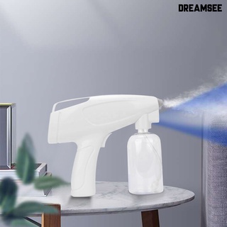 ds_ Blue Light Household Steam Sprayer Compact 350ml Capacity Rechargeable Electric Atomizer Sprayer Machine