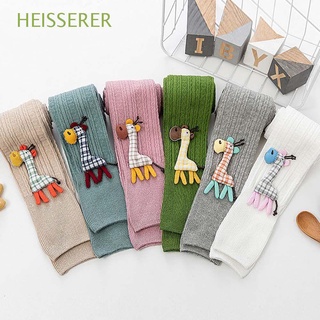 HEISSERER Soft Children's Legging Spring Cotton Tights knitted Pantyhose Cropped Trousers Baby Warm Knit Kids Deer Girls Leggings/Multicolor