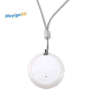 Personal Wearable Air Purifier Necklace Mini Portable Air Freshner Ionizer Negative Ion Generator White