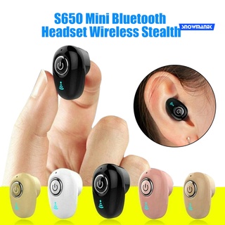snowmanek S650 portátil Mini inalámbrico estéreo Bluetooth 4.1 deportes auriculares In-Ear auriculares