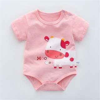 niña triángulo body verano bebé recién nacido pedo ropa red rojo manga corta ropa de verano 6-9 meses ocio ropa de moda (1)