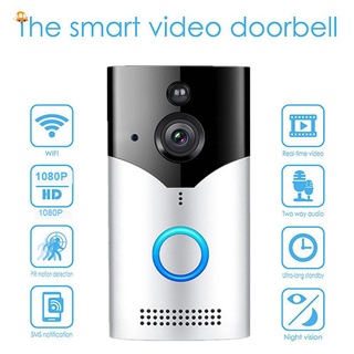 1080p inalámbrico timbre cámara wifi con sistema de detector de movimiento para seguridad del hogar impermeable vigilancia de vídeo