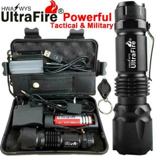 90000LM Zoom Ultrafire X800 táctica militar T6 LED linterna antorcha lámpara (1)
