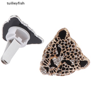 ambientador de coche tuilieyfish en auto decoración interior aroma vent clip leopard sólido perfume co (8)