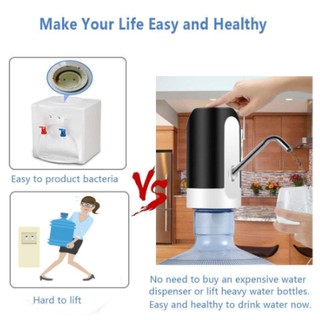 dispensador de agua eléctrica bomba inteligente recargable usb carga automática botella de agua potable bomba (9)