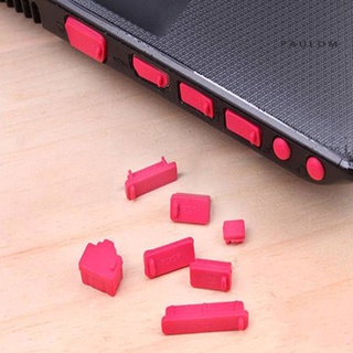 [Paulom] 13Pcs Universal Silicone Anti Dust Port Plugs Cover Stopper for Laptop Notebook